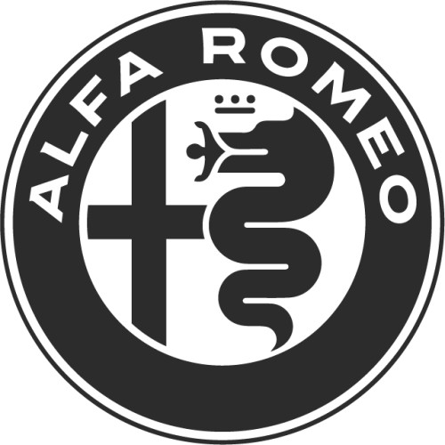 Alfa Romeo logo samolepka